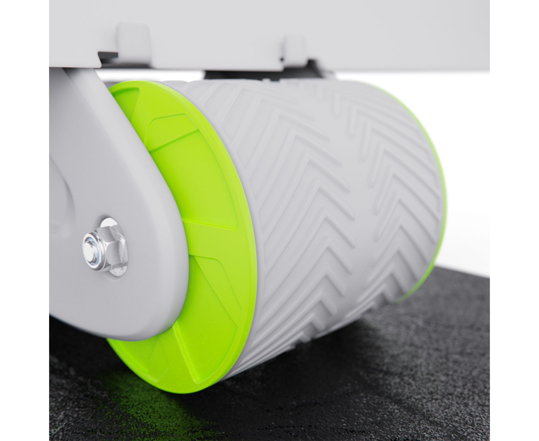 Тренажёр для пресса, с ковриком 45х30x3,5 cм DFC AB Roller SND-GT зеленый