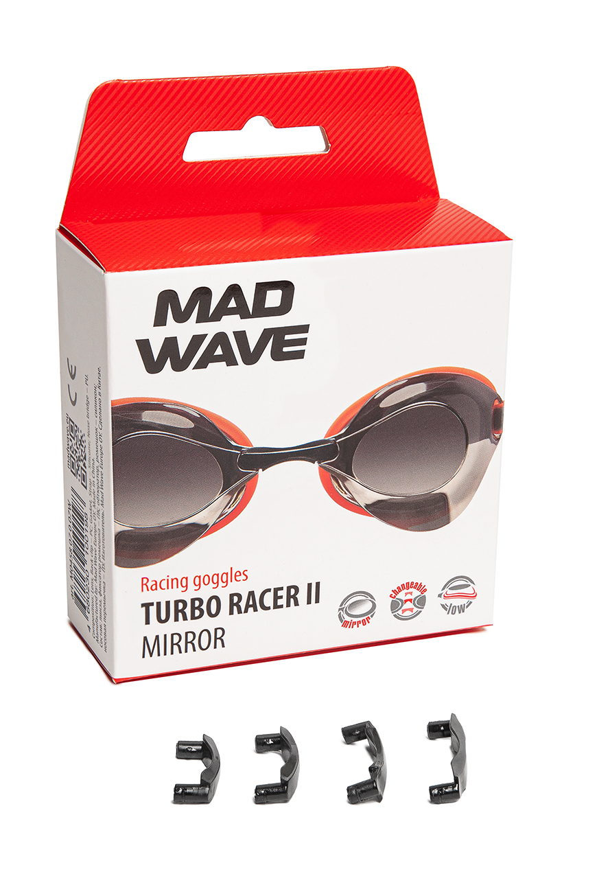 Стартовые очки Mad Wave Turbo Racer II Mirror M0458 07 0 07W