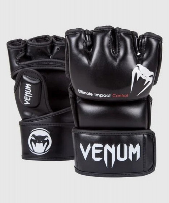 Перчатки MMA Venum Impact 0123 черный