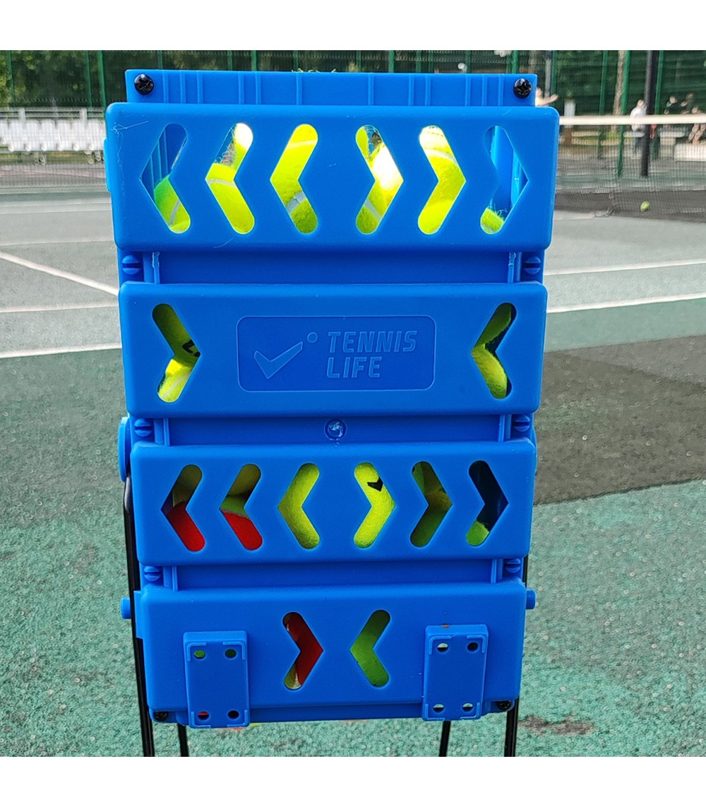 Корзина 36 мячей MINI с колесами Tennis Life TL36BLUE синий