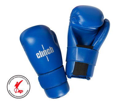 Перчатки полуконтакт Clinch Semi Contact Gloves Kick C524 синий