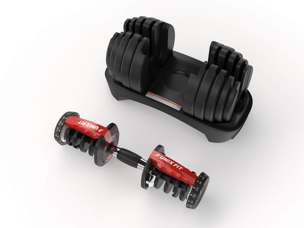 Гантель со ступенчатой регулировкой UnixFit 24kg