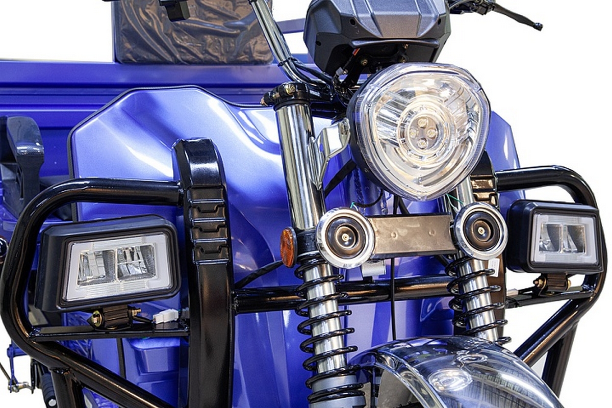 Грузовой электрический трицикл RuTrike Эксперт ПРО 2000 024610-3124 Серый
