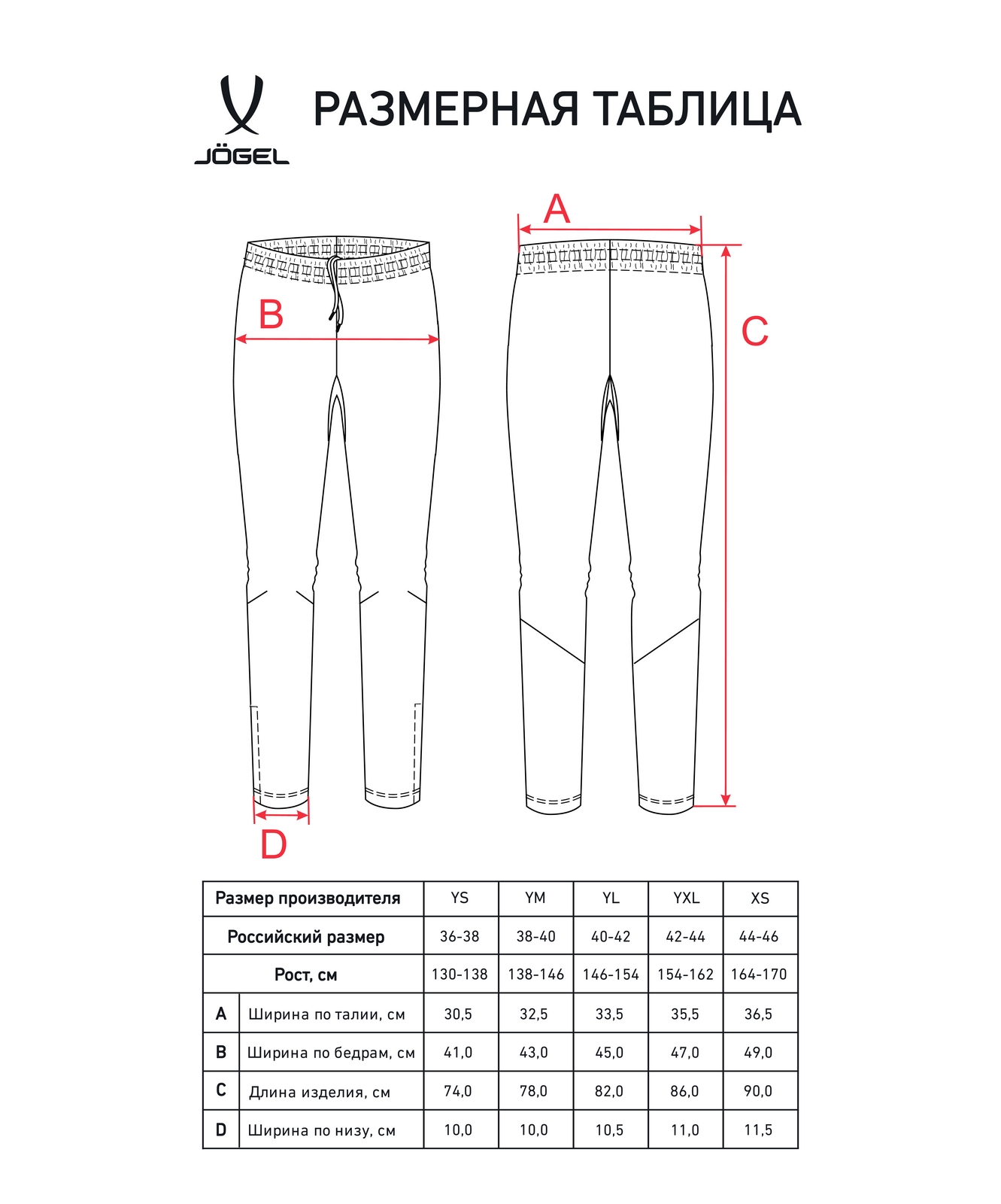 Брюки тренировочные, детские Jogel CAMP 2 Training No Pocket Pants, темно-синий