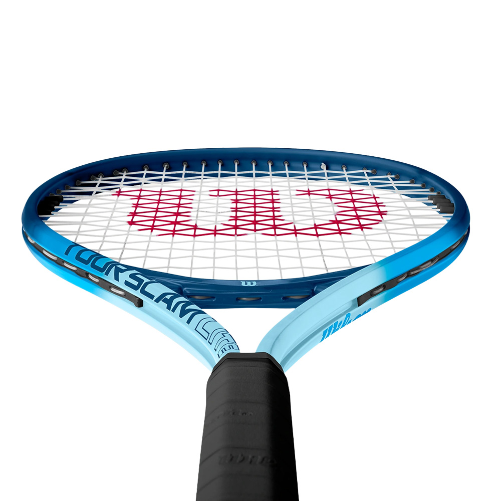 Ракетка для большого тенниса, для любителей, алюминий, со струнами Wilson Tour Slam Lite Gr2 WR199010U2 сине-голубой