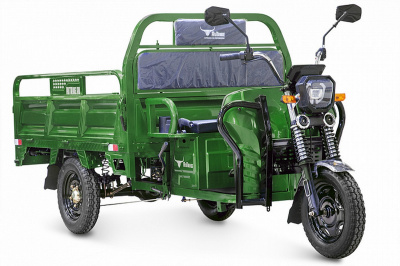 Грузовой электрический трицикл RuTrike D4 1800 60V1200W 021494-1980 зеленый