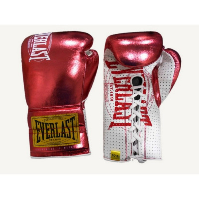Боксерские перчатки Everlast боевые 1910 Classic 10oz красный P00001902