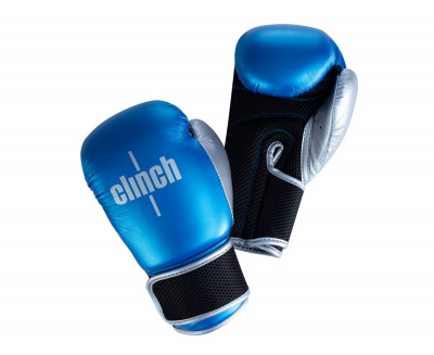 Перчатки боксерские Clinch Kids C127 сине-серебристый