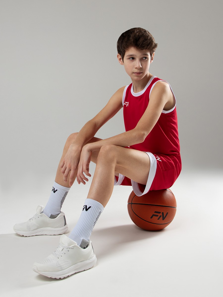 Детская баскетбольная форма FN Slam Kid KFN4271005-600 Red