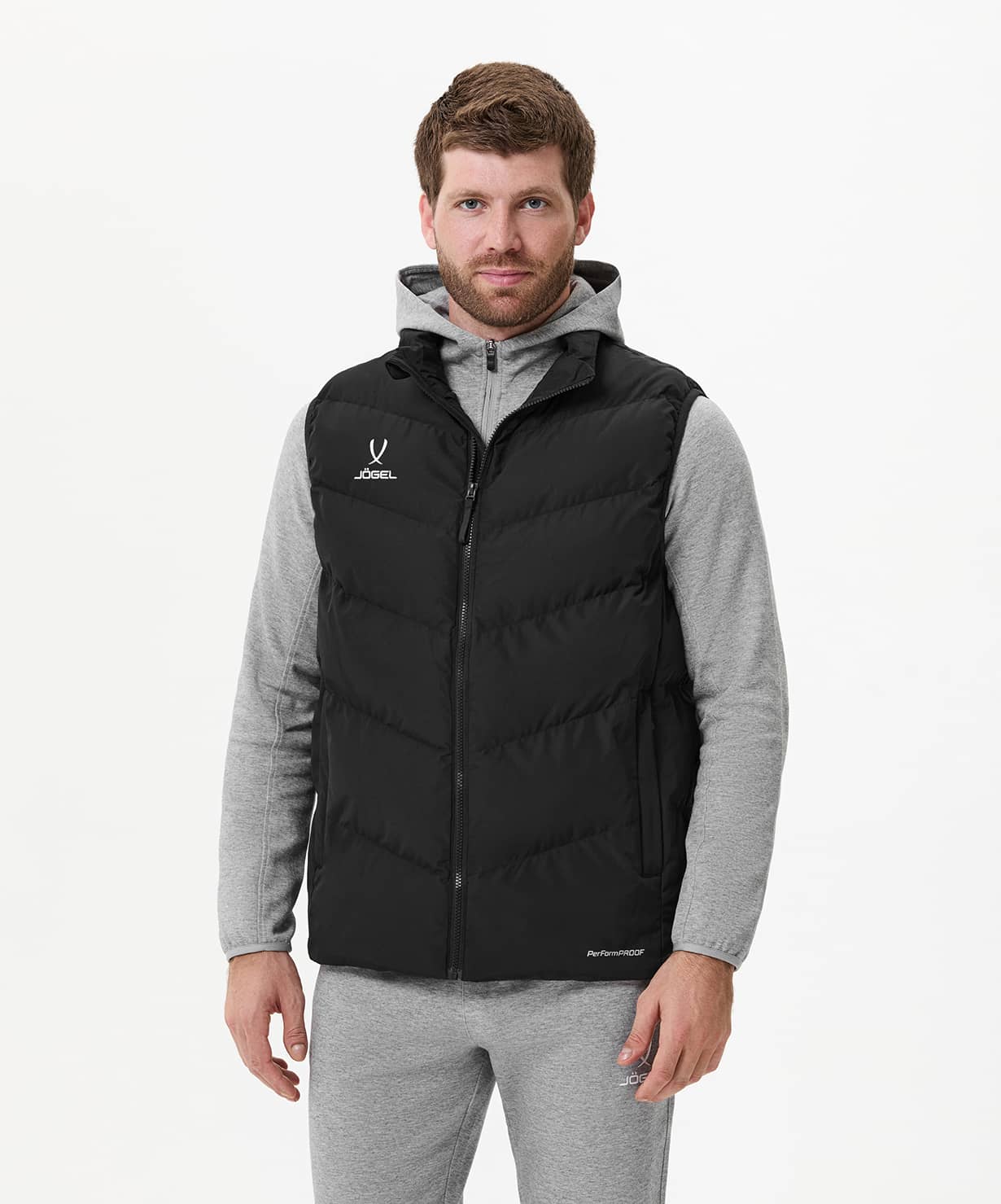 Жилет утепленный Jogel ESSENTIAL PerFormPROOF Padded Vest, черный