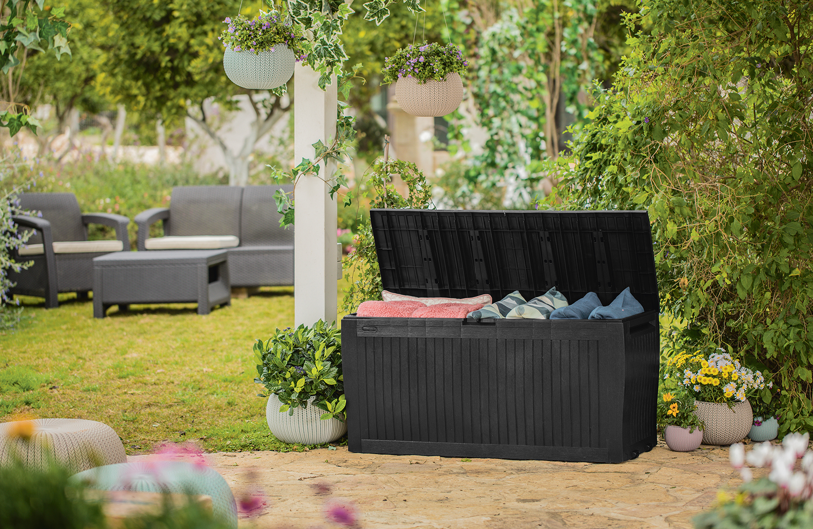 Сундук для хранения Камфи, графит COMFY STORAGE BOX 270L