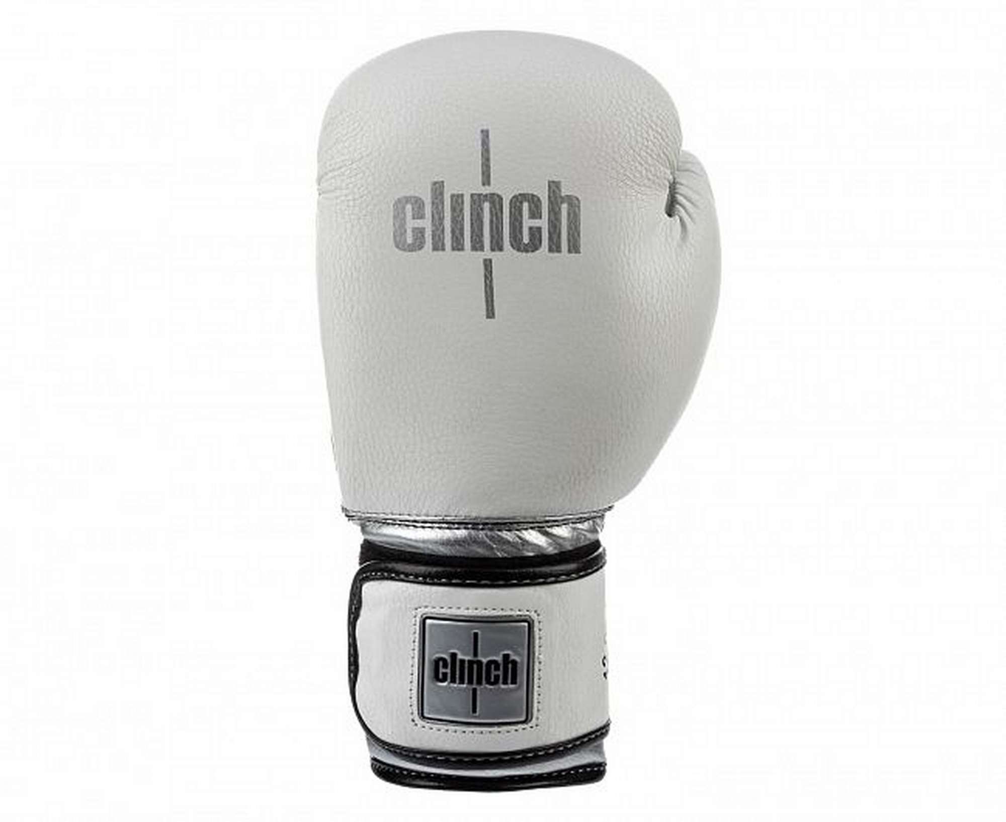 Перчатки боксерские Clinch Fight 2.0 C137 бело-серебристый