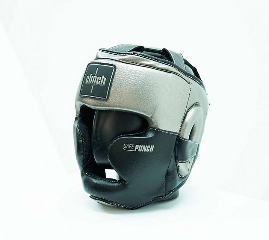 Шлем боксерский Clinch Punch 2.0 Full Face C148 черно-бронзовый
