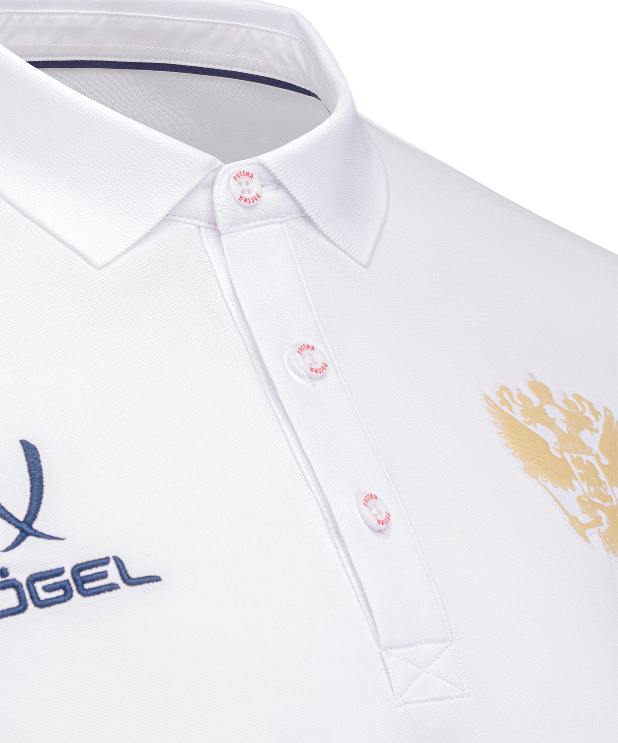 Поло парадное Jogel NATIONAL PerFormDRY Classic Polo, белый