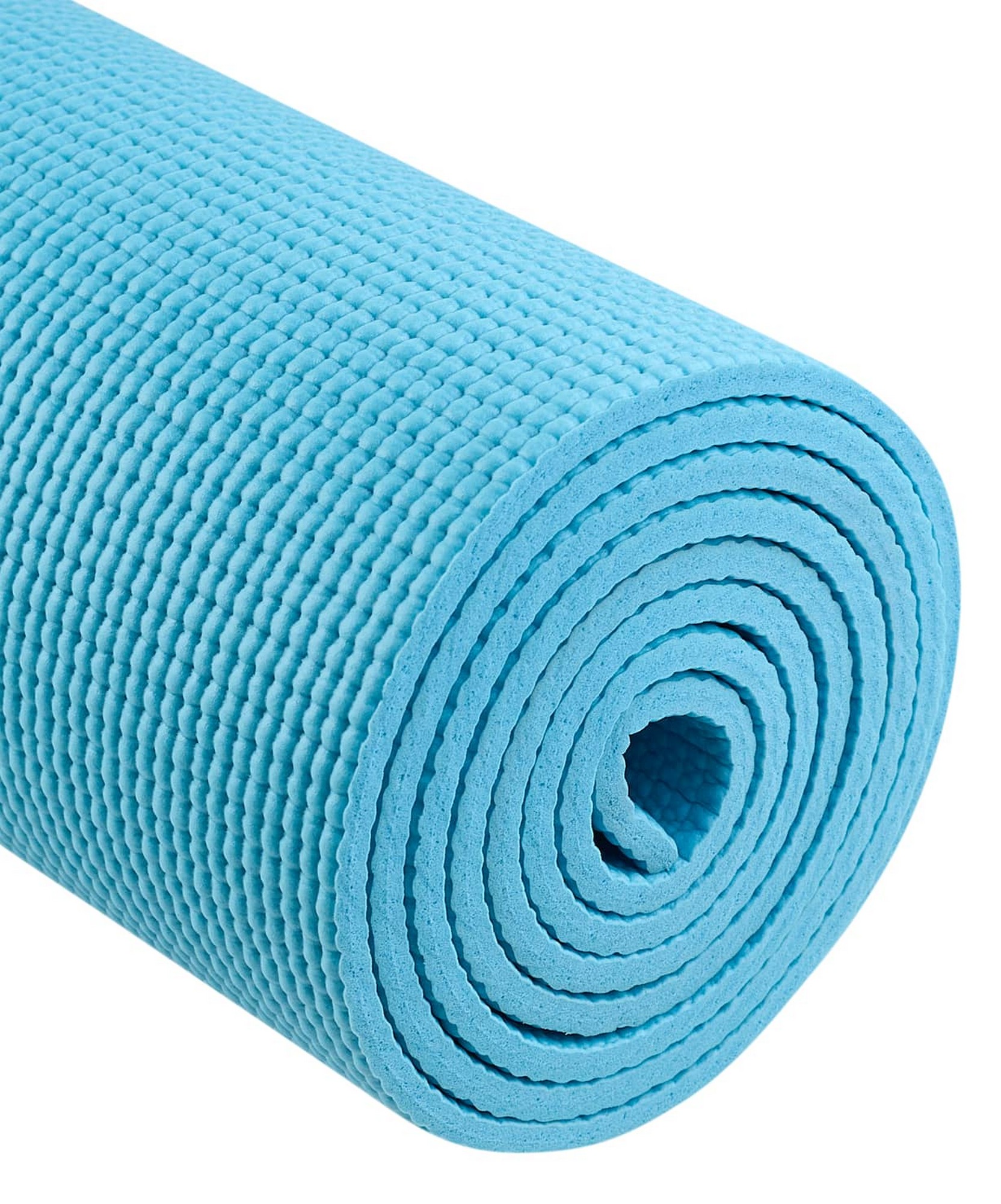 Коврик для йоги и фитнеса 183x61x0,6см Star Fit PVC FM-101 синий пастель