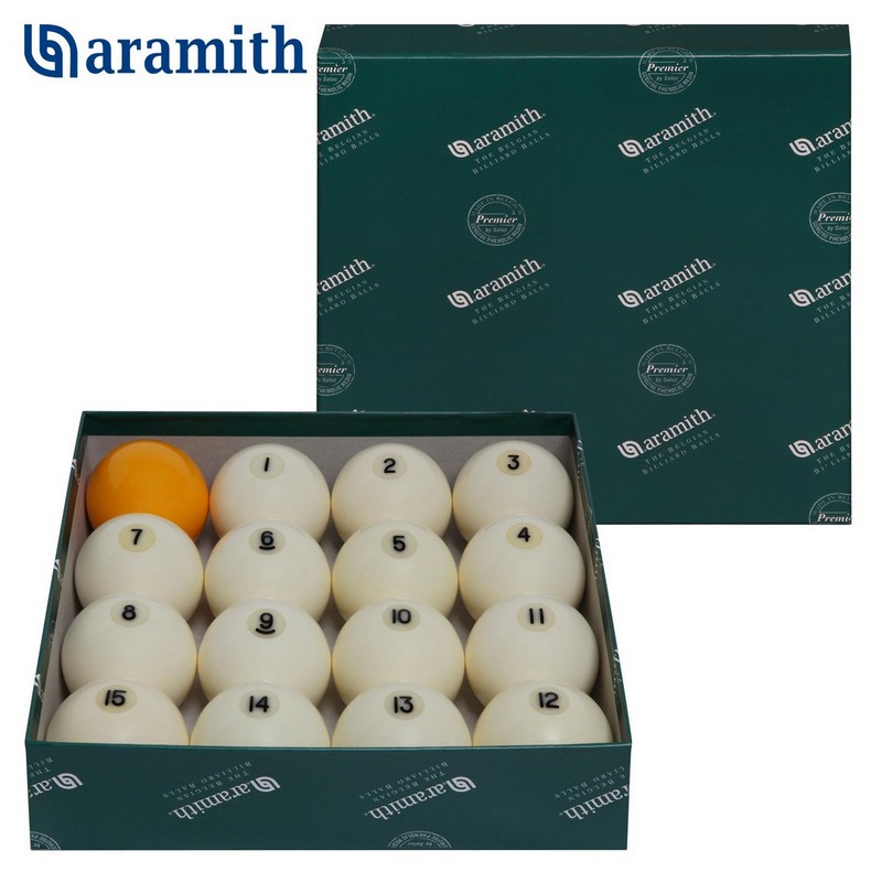 Шары Pyramid Aramith Premier ø60,3мм желтый биток
