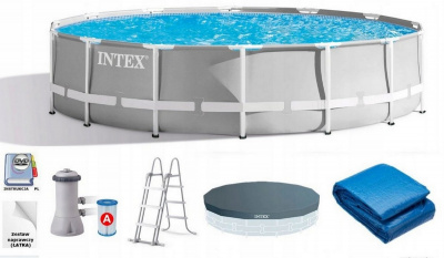 Каркасный бассейн круглый 457х107cм Intex Prism Frametm 26724