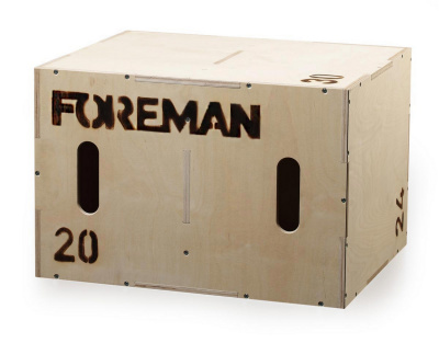 Плиометрических бокс 50х60х75см Foreman для улицы, влагостойкая фанера FY-1373