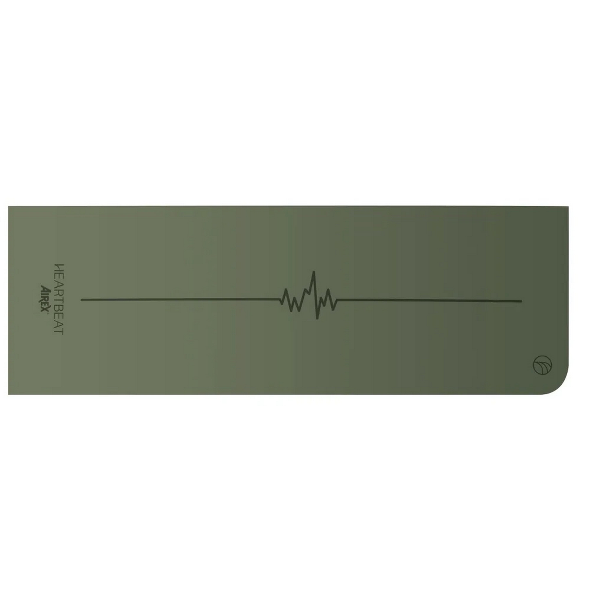 Коврик для йоги 183x61x0,4см Airex Heartbeat Mat HEARTBEATOL оливковый