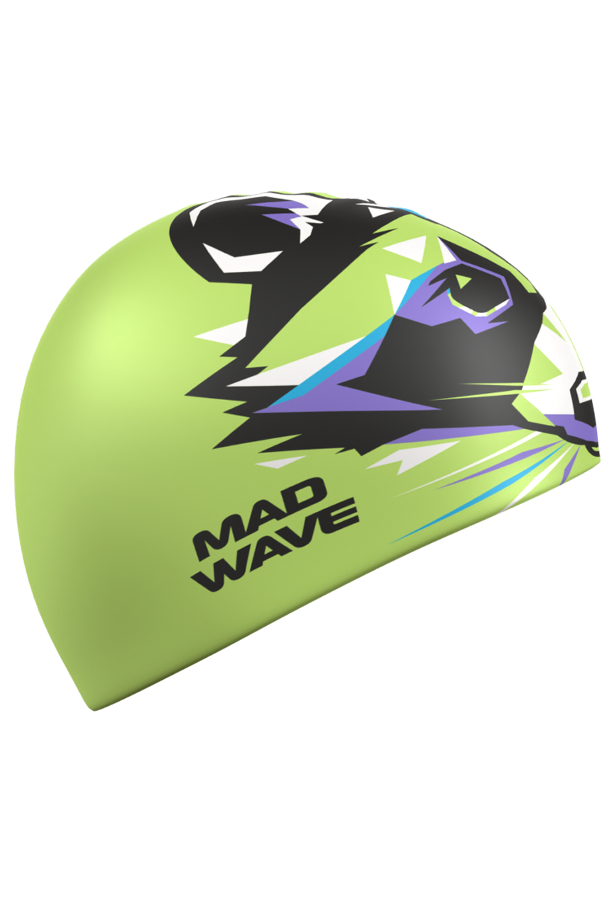 Юниорская силиконовая шапочка Mad Wave Raccoon M0571 02 1 02W