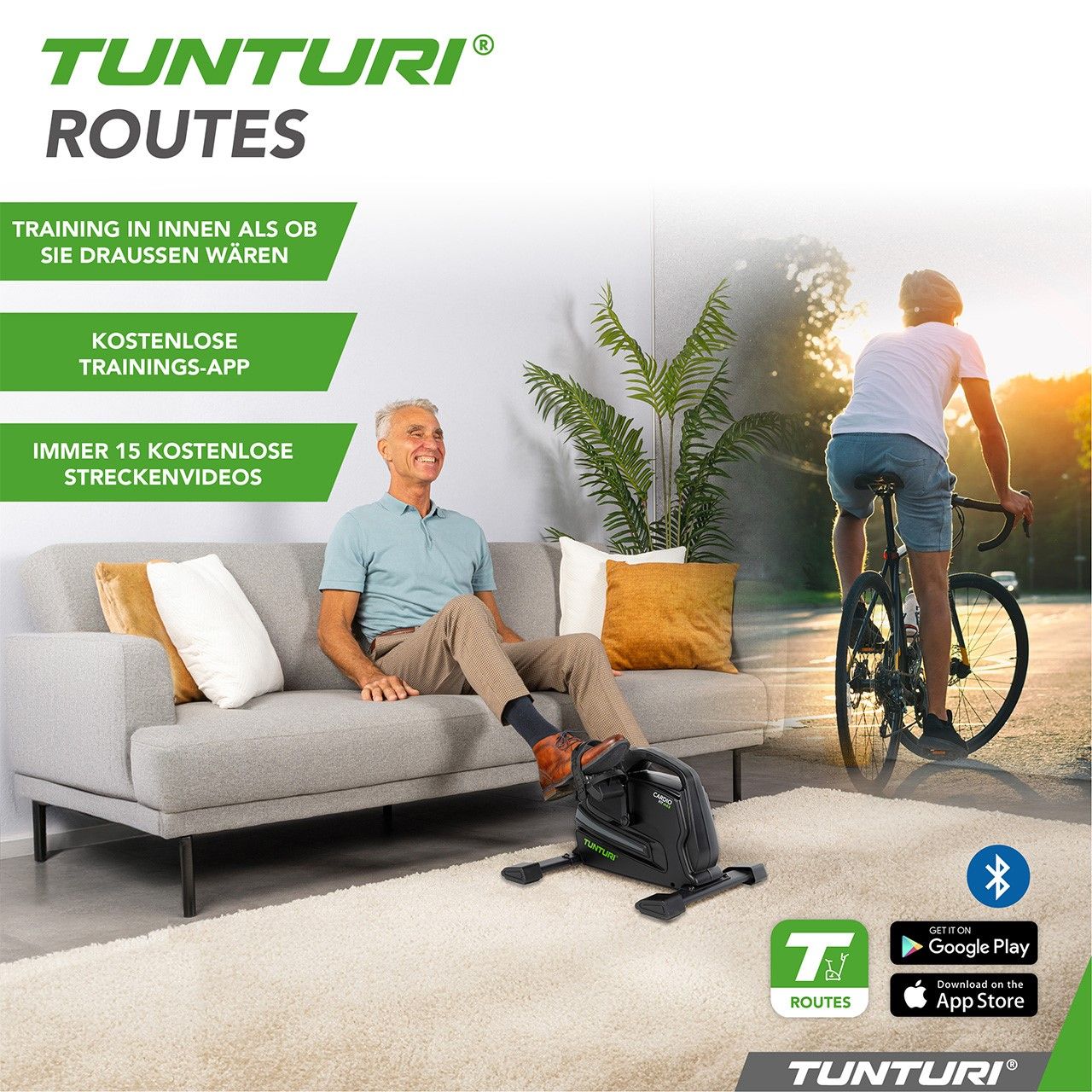 Мини-велотренажер магнитный Tunturi Cardio Fit M45 23TCFM4050