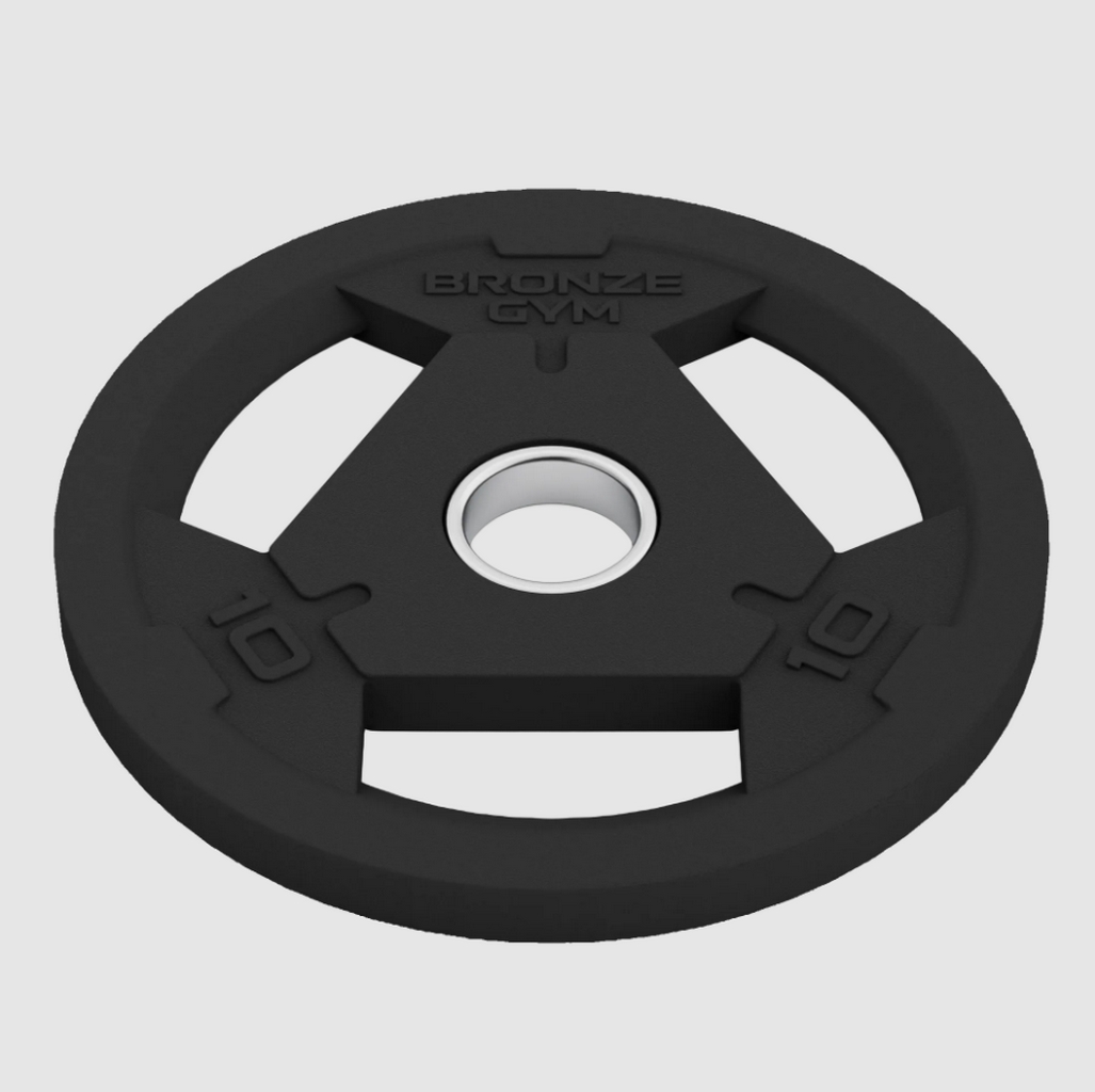 Диск олимпийский обрезиненный 10 кг Bronze Gym BGPLR100