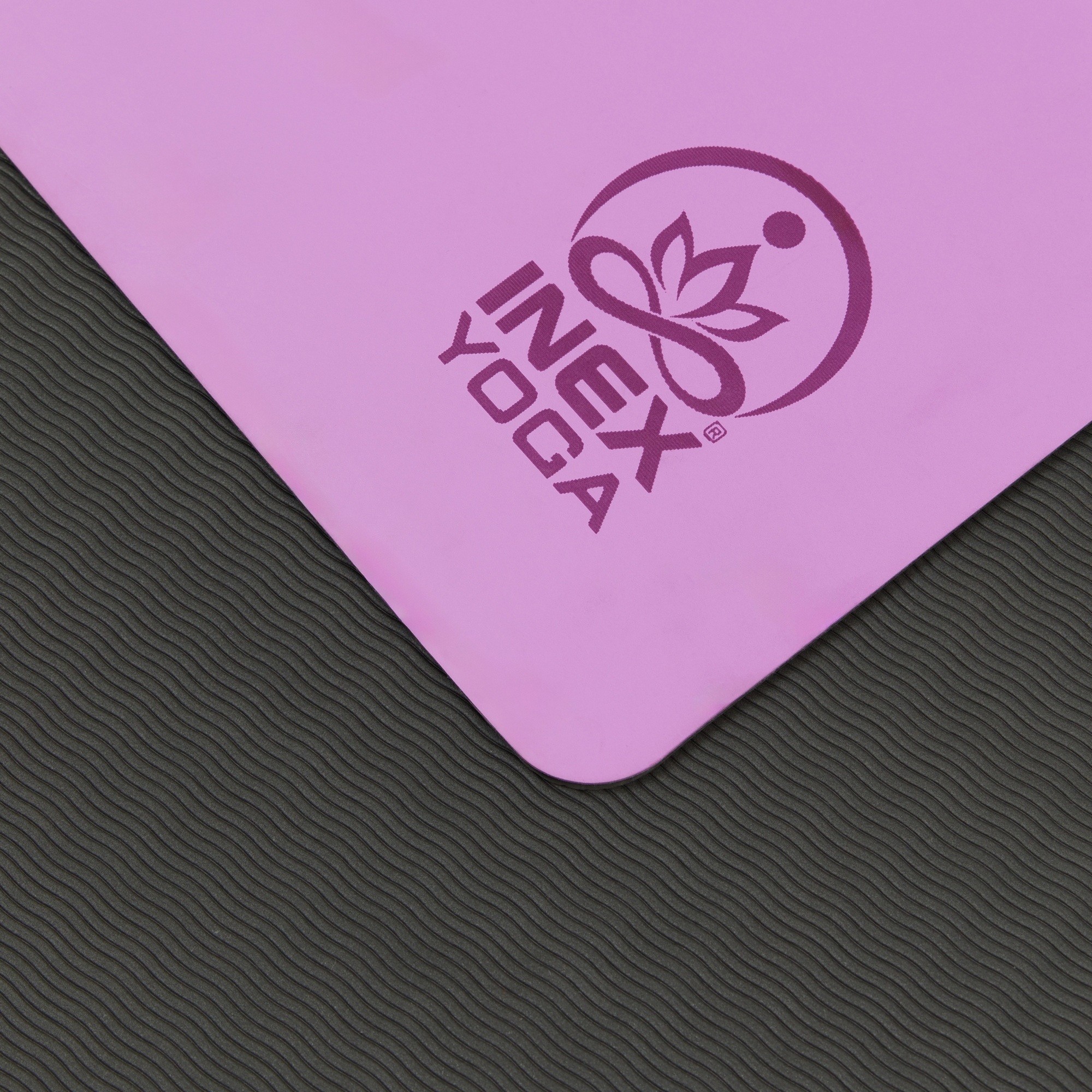 Коврик для йоги 185х68х0,5 см, TPE полиуретан Inex Yoga PU Mat PUMATPE-PR фиолетовый