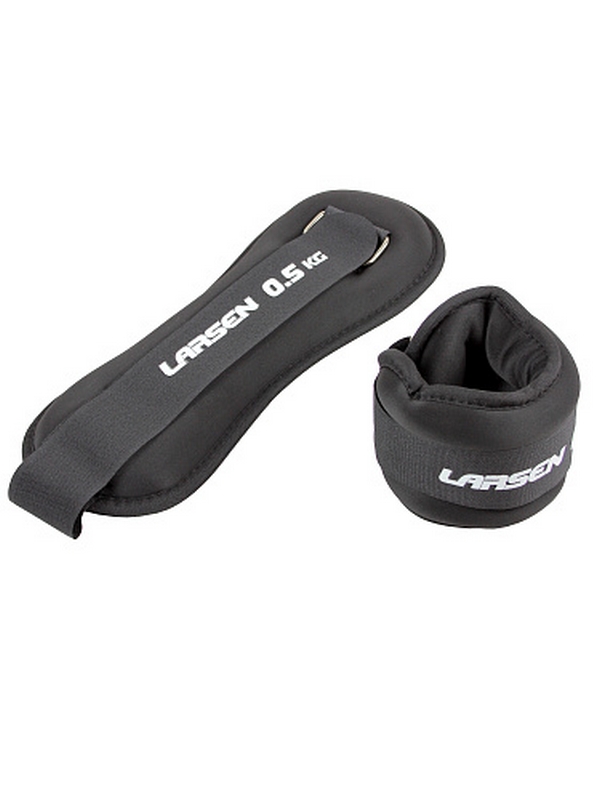 Утяжелители для рук и ног 2х0,5 кг Larsen ECE 071 black
