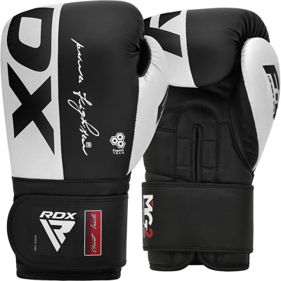 Перчатки тренировочные RDX BGR-F4B-16OZ черный\белый