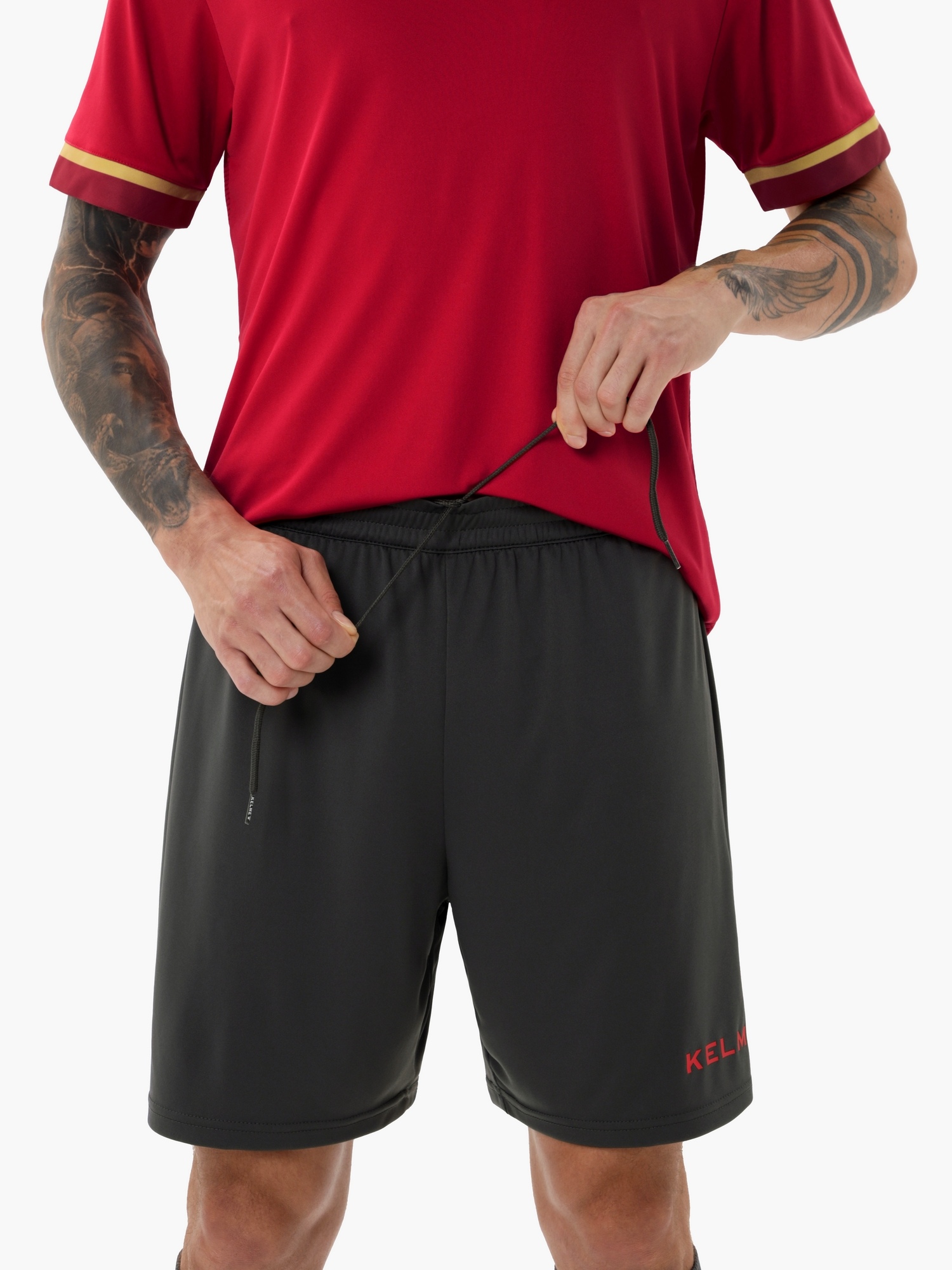 Футбольная форма Kelme Football Suit 8351ZB1158-667 Red\Dark Grey