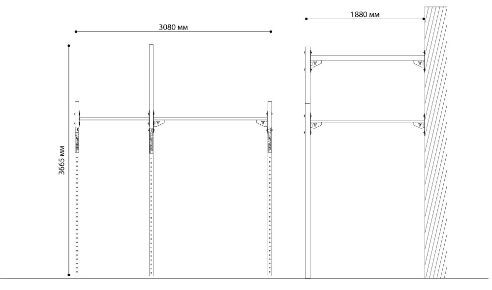 Функциональная рама YouSteel СТ-2900-1800-1