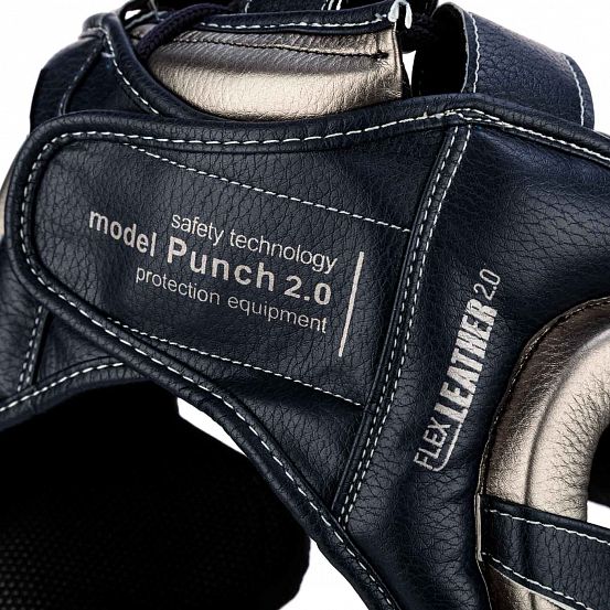 Шлем боксерский Clinch Punch 2.0 Full Face C148 темносине-бронзовый
