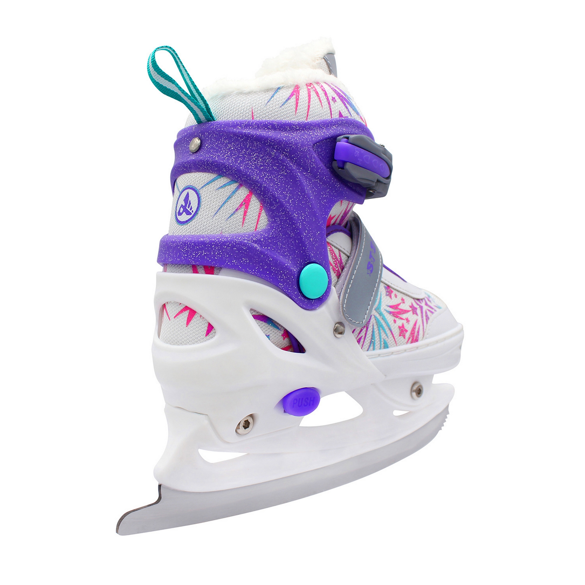 Раздвижные коньки RGX AC-SK5500 Violet (с мехом)