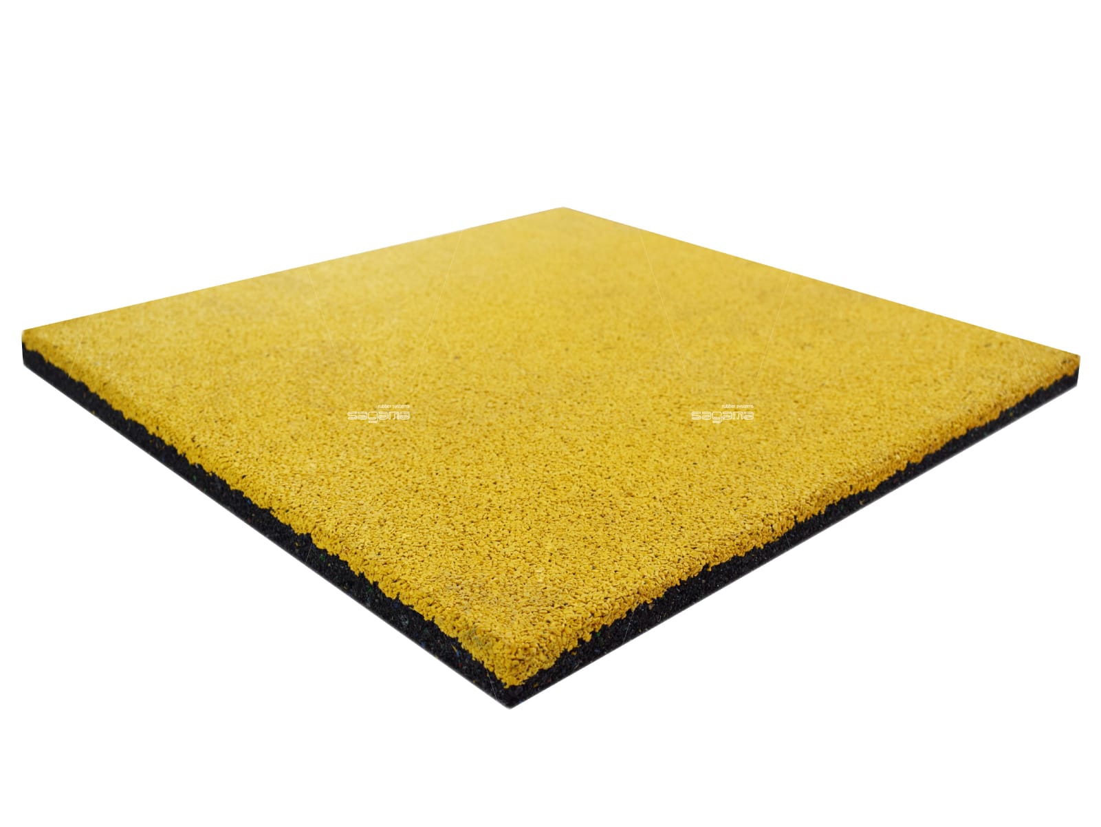 Резиновая плитка с рельефным основанием Sagama SportPlit EPDM 99х99x3см