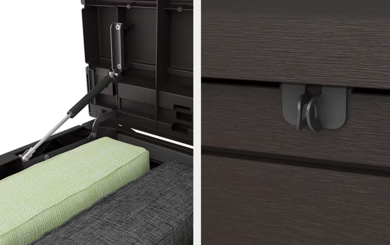 Сундук для хранения 850 л, коричневый Ontario Storage box