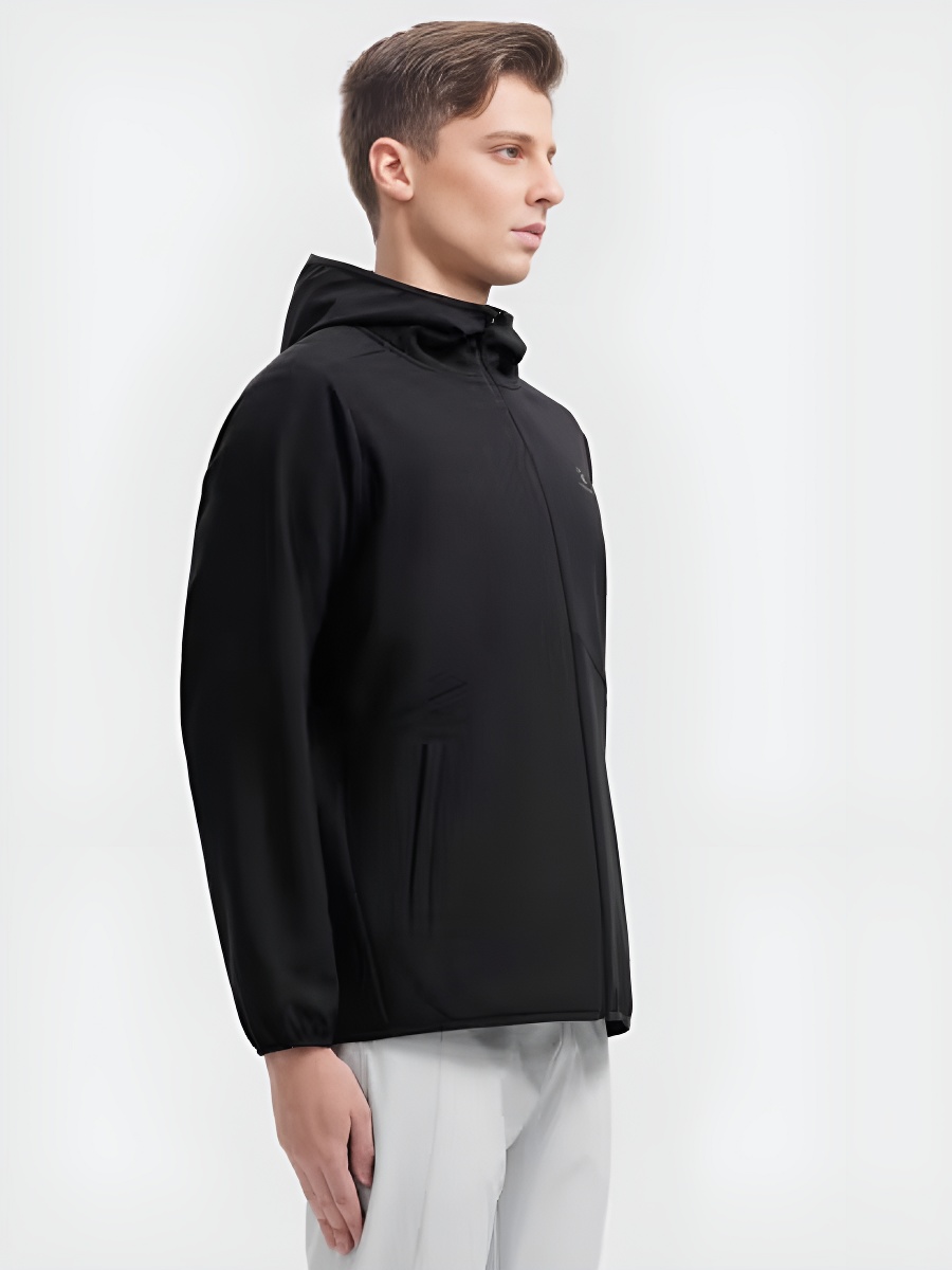 Куртка Kelme Fleece Woven Jacket (Hooded) 9347WT1007-B00 Black