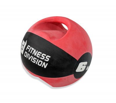 Медбол Easy Grip 6 кг Fitness Division FD-MDBH2-6K