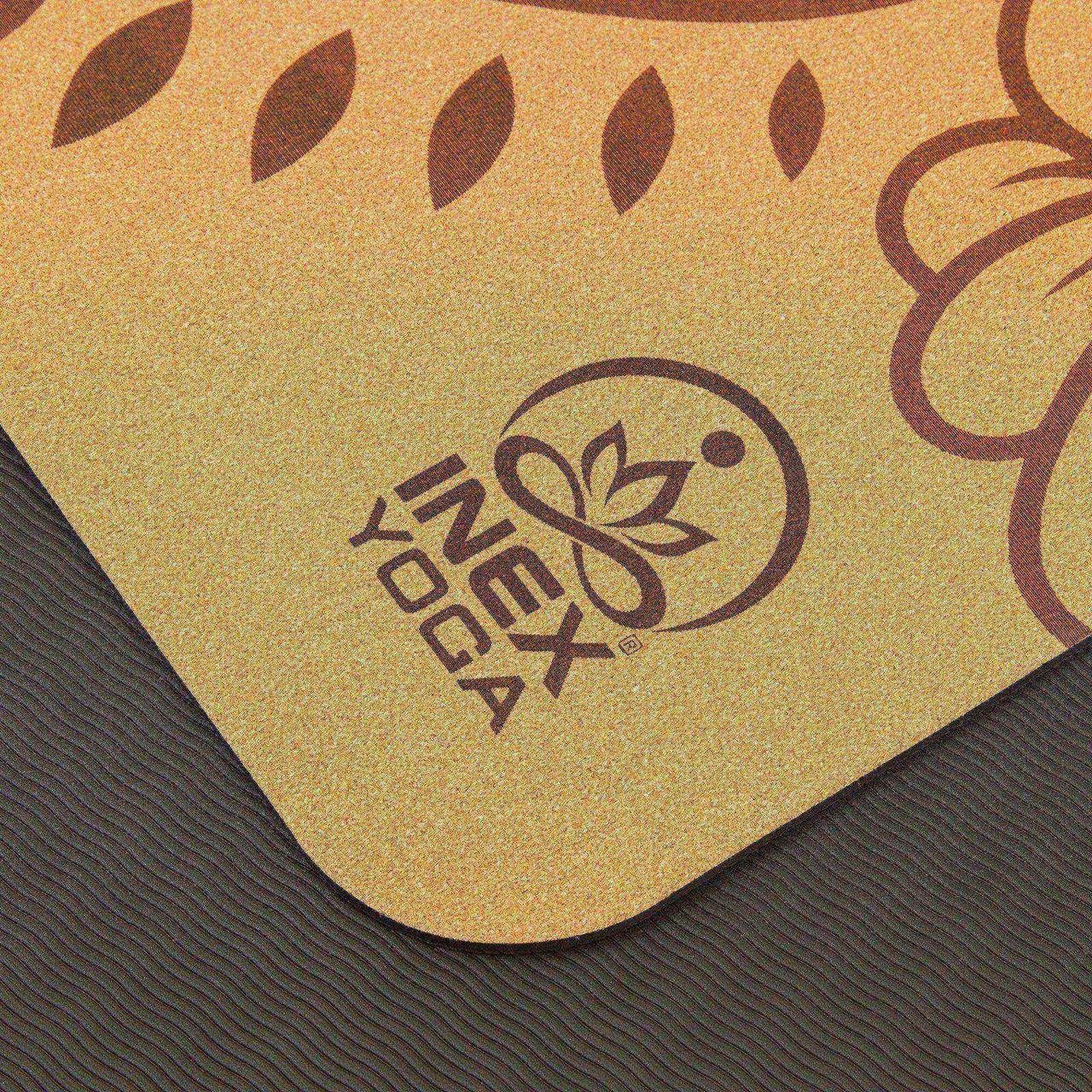 Коврик для йоги из пробки 183х61х0,6 см, TPE Inex Cork Yoga Mat CKMATPE-YY Инь-Янь
