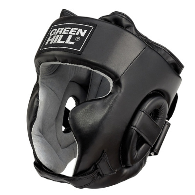 Боксерский шлем Green Hill Sparring HGS-9409, черный