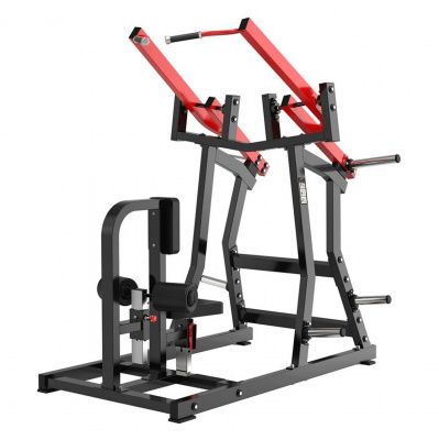 Тяга верхнего блока на свободных весах ProTrain PP116, полностью черная | Premium Fitness
