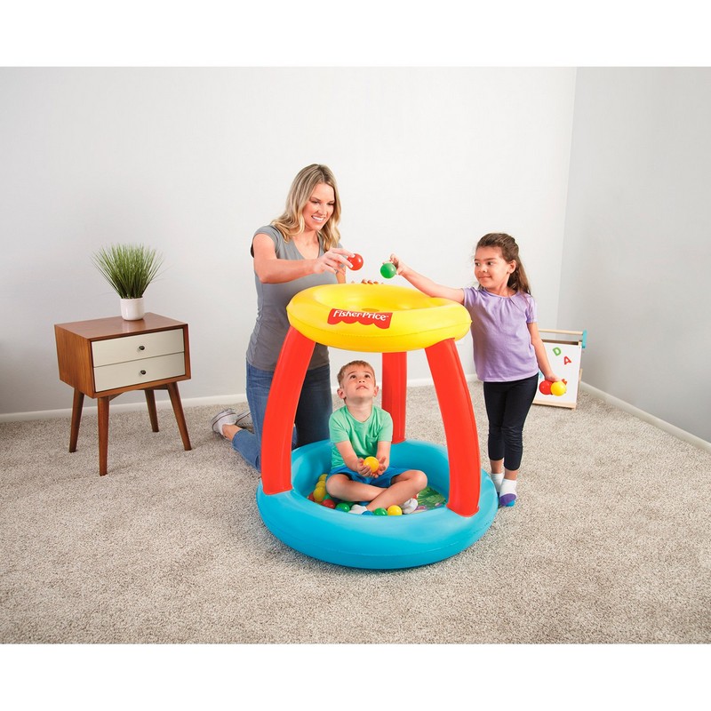 Игровой центр Зверюшки с 15 шариками Bestway 89x89x84см 93541