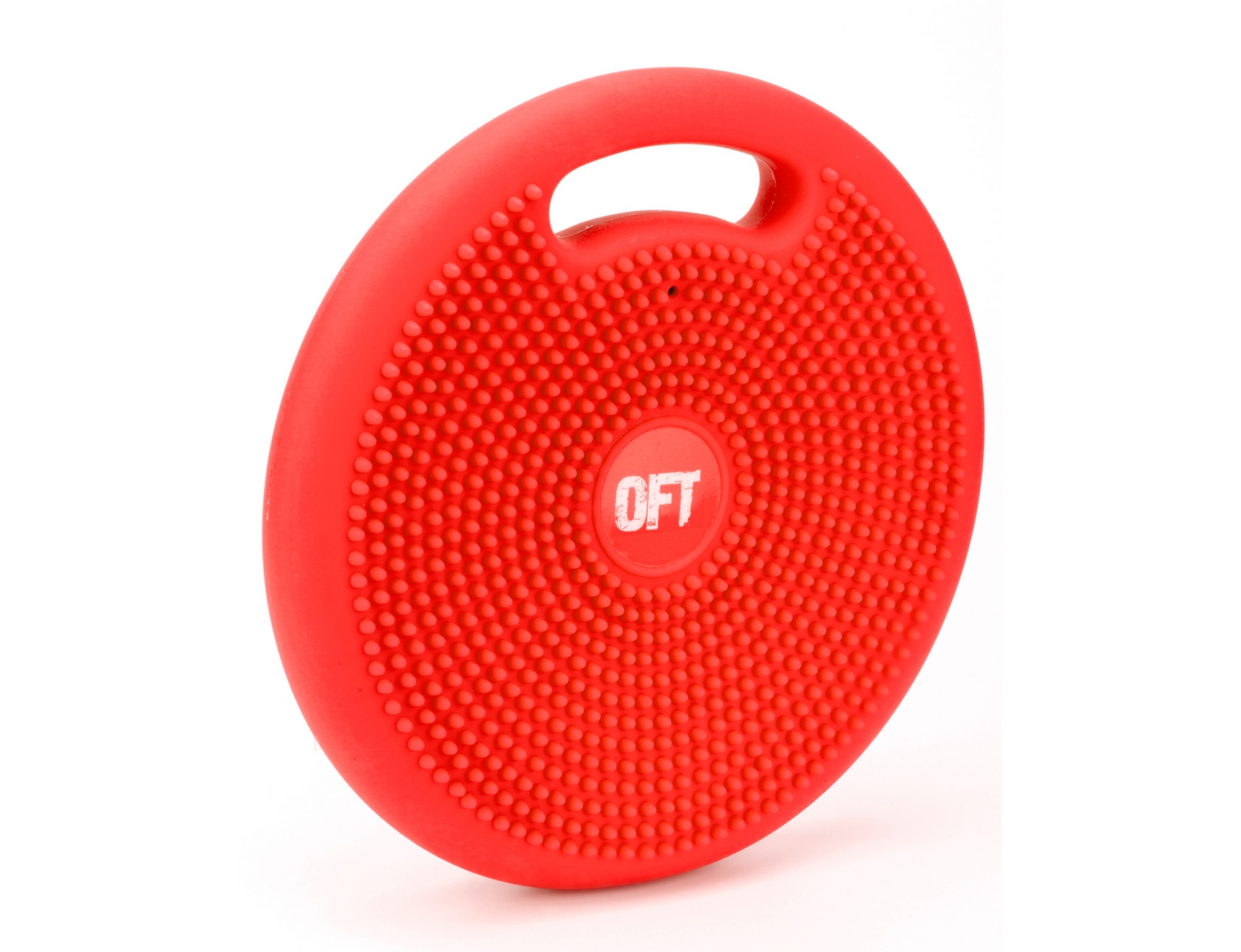 Массажно-балансировочная подушка с ручкой Original Fit.Tools FT-BPDHL (RED)-DSC красный