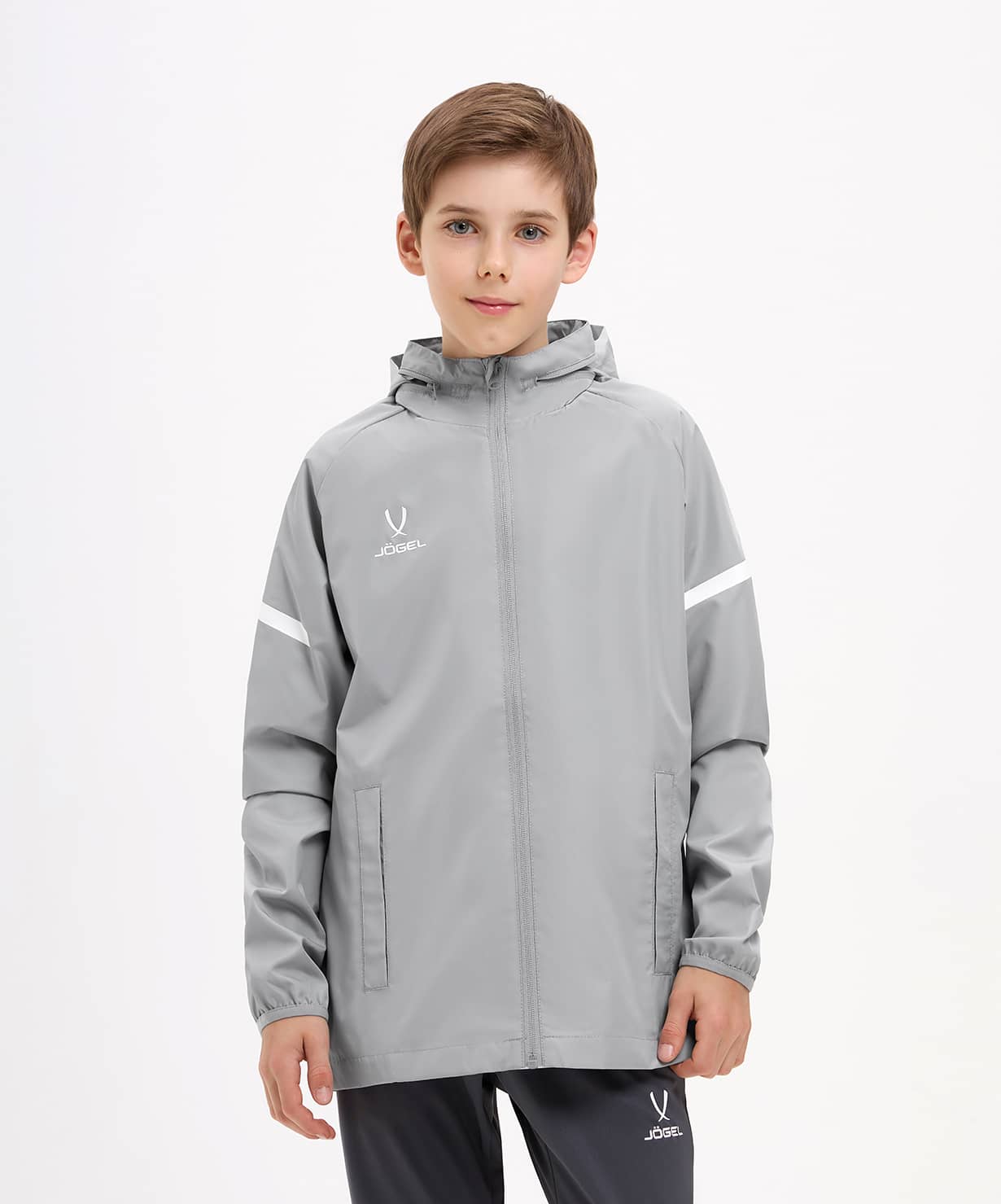 Куртка ветрозащитная Jogel CAMP 2 Rain Jacket, серый