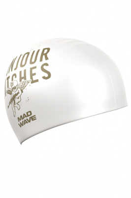 Силиконовая шапочка Mad Wave Bonjour M0554 61 1 00W белый