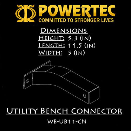 Опция для скамьи коннектор Powertec WB-UB11-CN | Premium Fitness