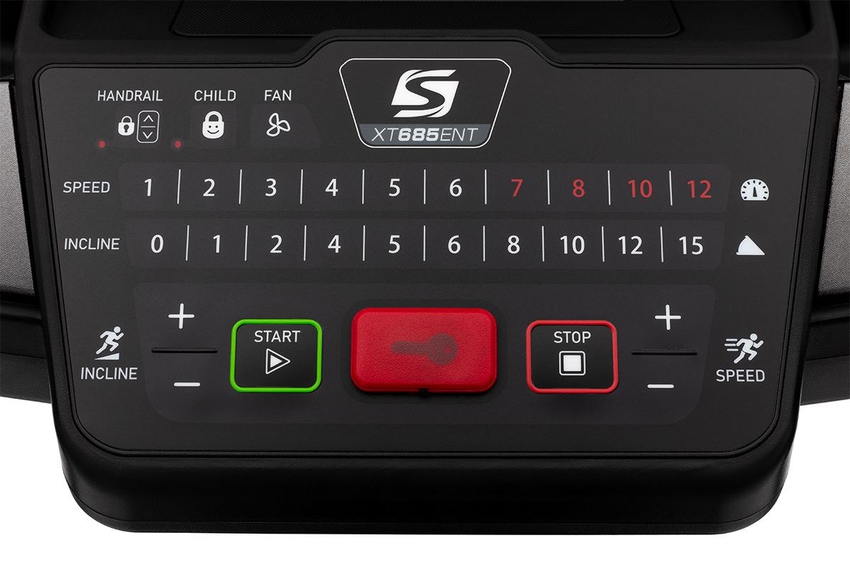 Беговая дорожка SPIRIT XT685 DC ENT Black