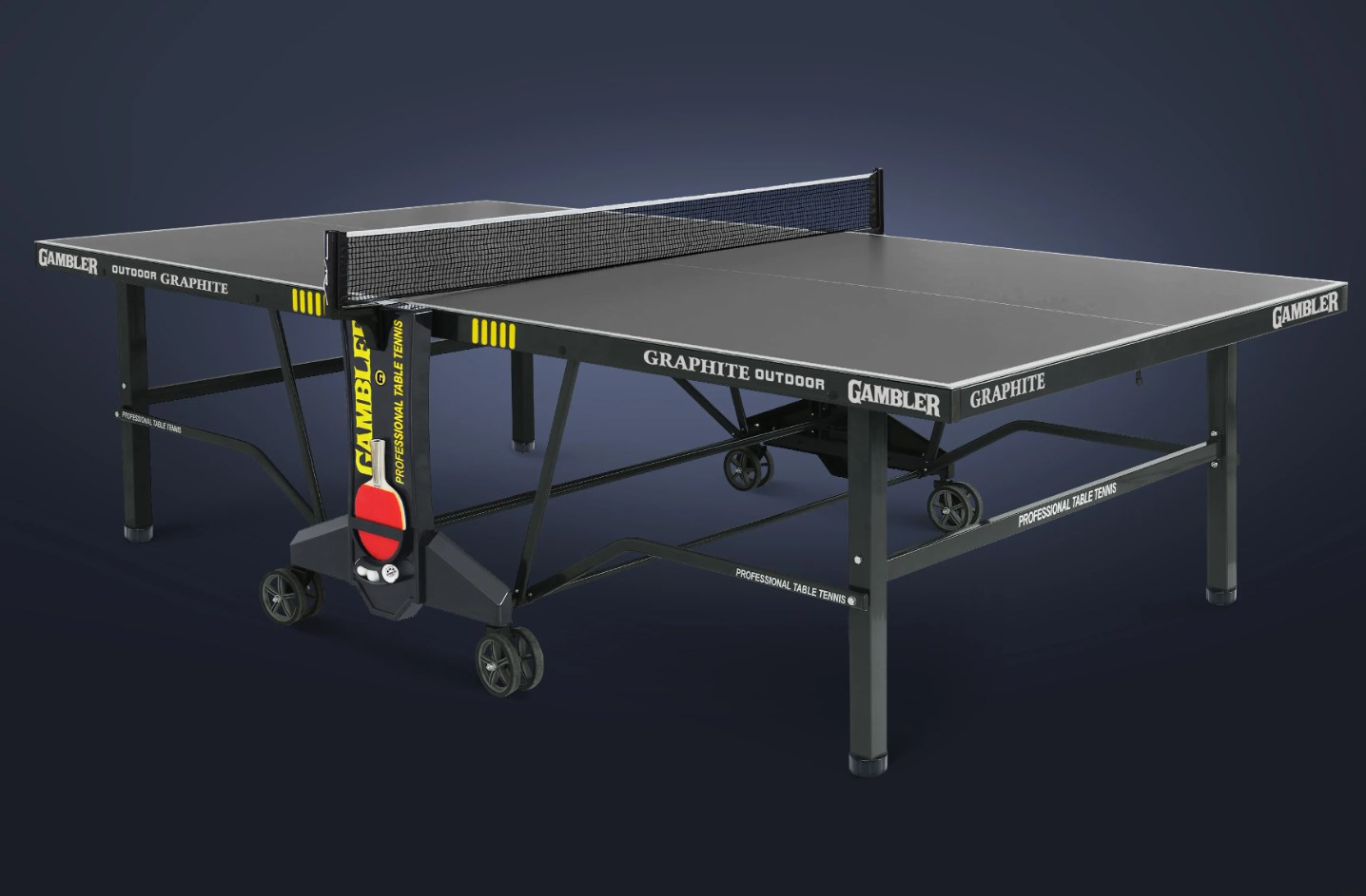 Стол теннисный Gambler Graphite 6 Всепогодный GTS-10