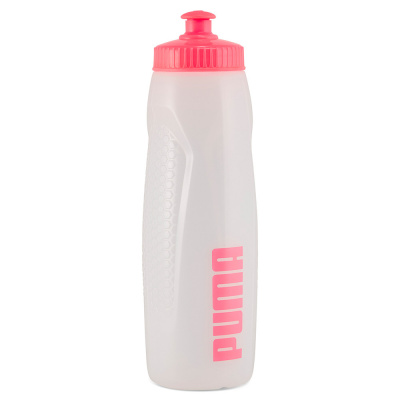 Бутылка для воды, объем 750мл, ПЭ, ПП, ПТУ, силикон Puma TR bottle core 05381335 бело-розовый