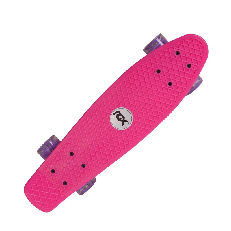 Мини-круизер RGX PNB-01GW светящиеся колеса, Pink