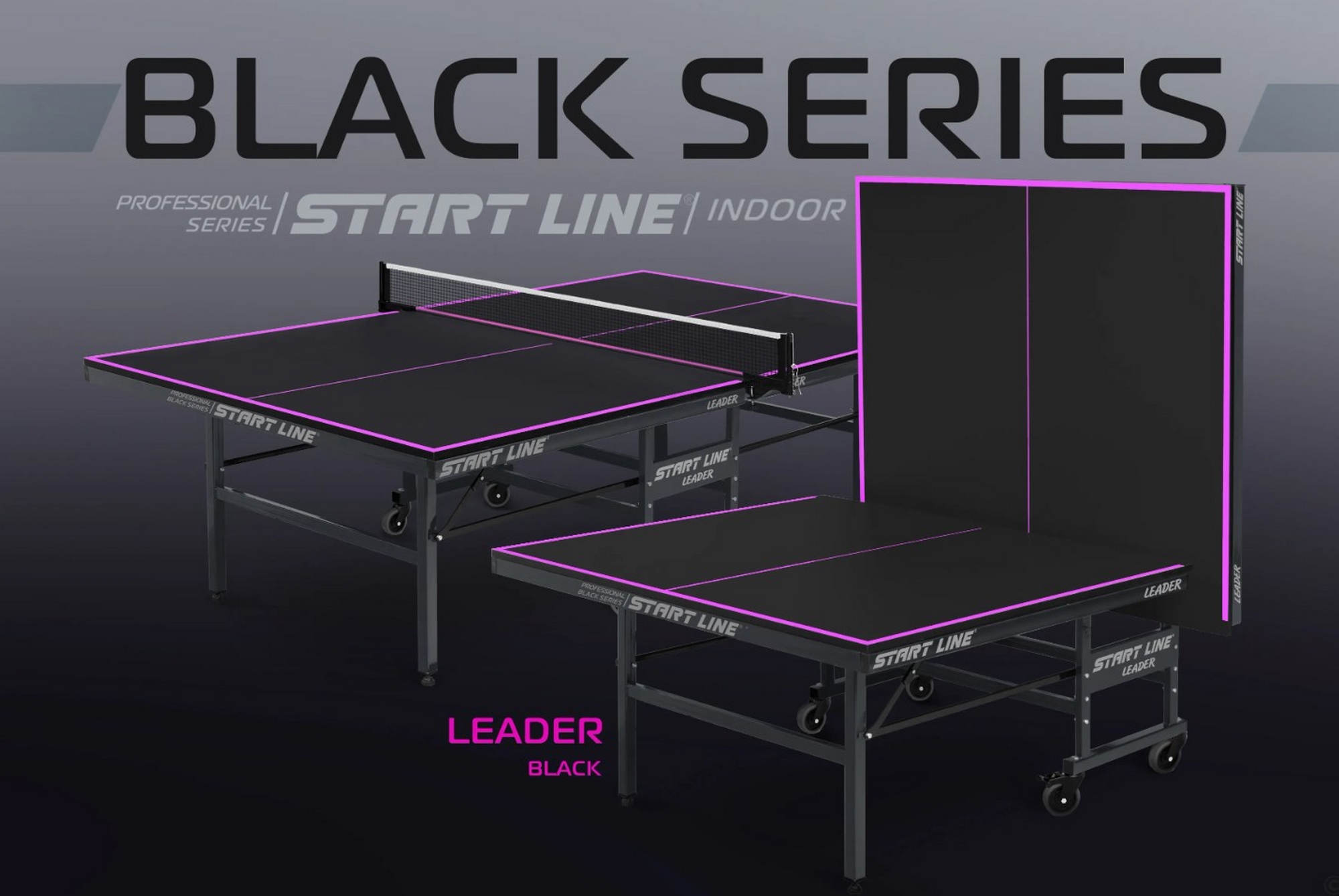 Теннисный стол Start Line Leader 60-720-2 Black